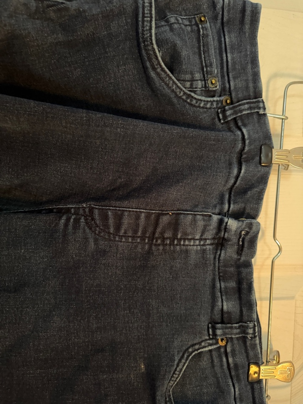 Denim&Co Black Flare Wide-Leg Jeans - Picture 3 of 5